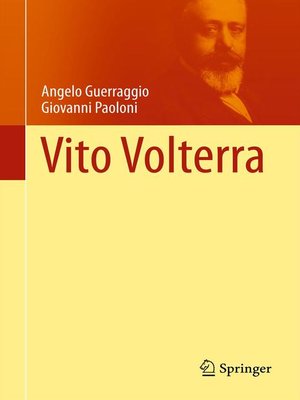 cover image of Vito Volterra